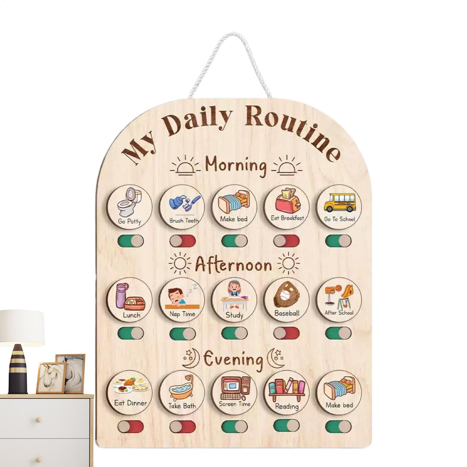 Kids Education Planner - Gráfico de rotina para crianças, programação