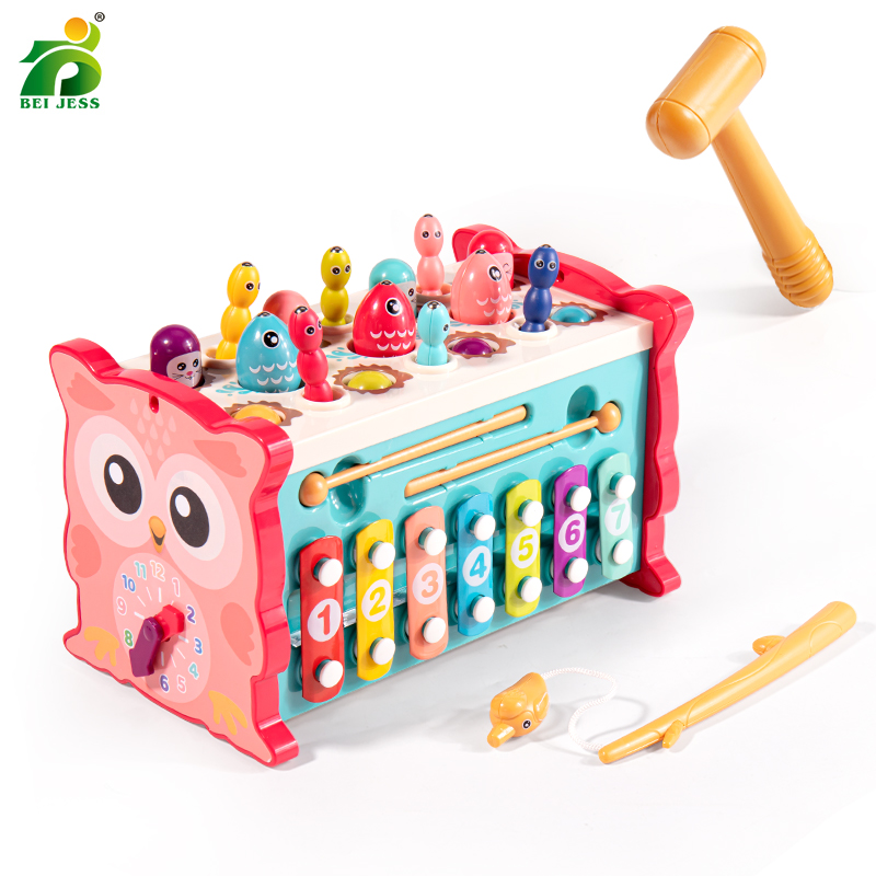 Kids Nature Education - Magnetic Fishing Sensory Owl Cube for