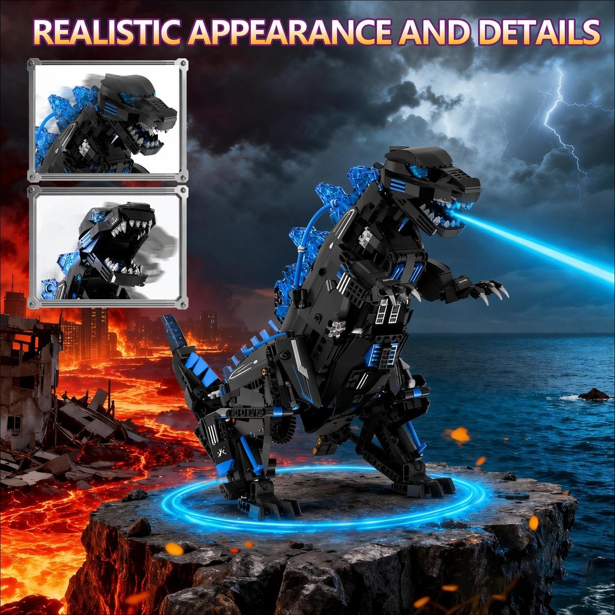 Kit de construção de robô dino - Coding Robot Toy avaliação e preço