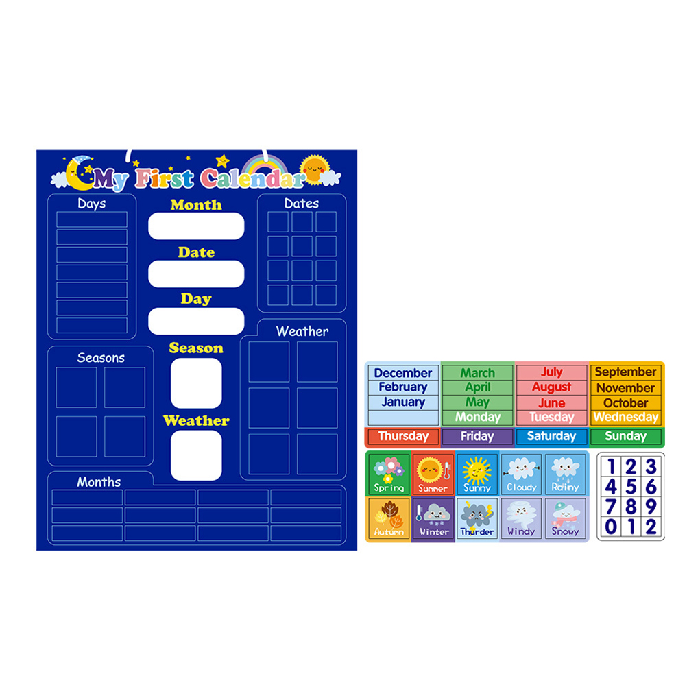 Madeira magnética calendário p - Kids Education Planner avaliação e preço