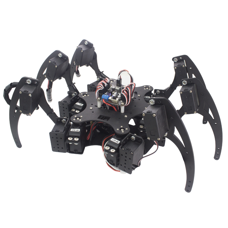 18 dof alumínio hexapod aranha - Coding Robot Toy avaliação e preço