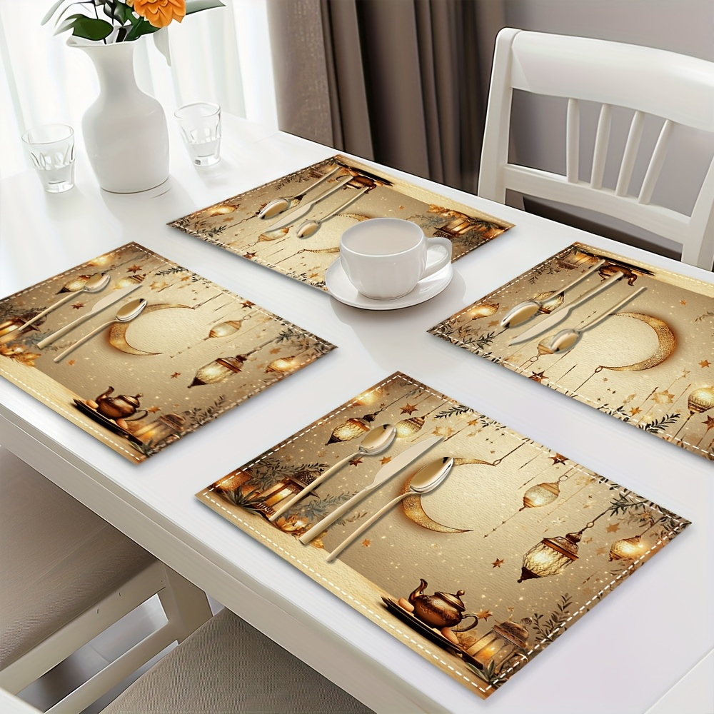 4pc ramadan lanterna lua estre - Multiplication Table Mat avaliação e preço