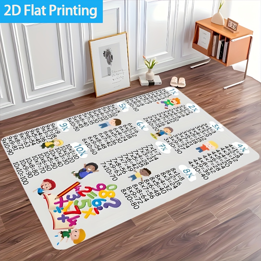 Tapete Colorido com Estampa de - Multiplication Table Mat avaliação e preço