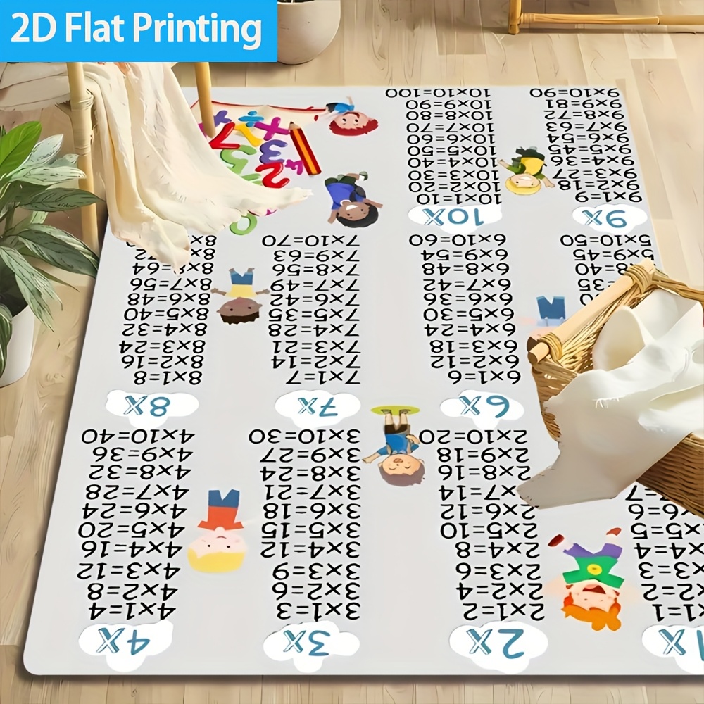Tapete Colorido com Estampa de - Multiplication Table Mat avaliação e preço