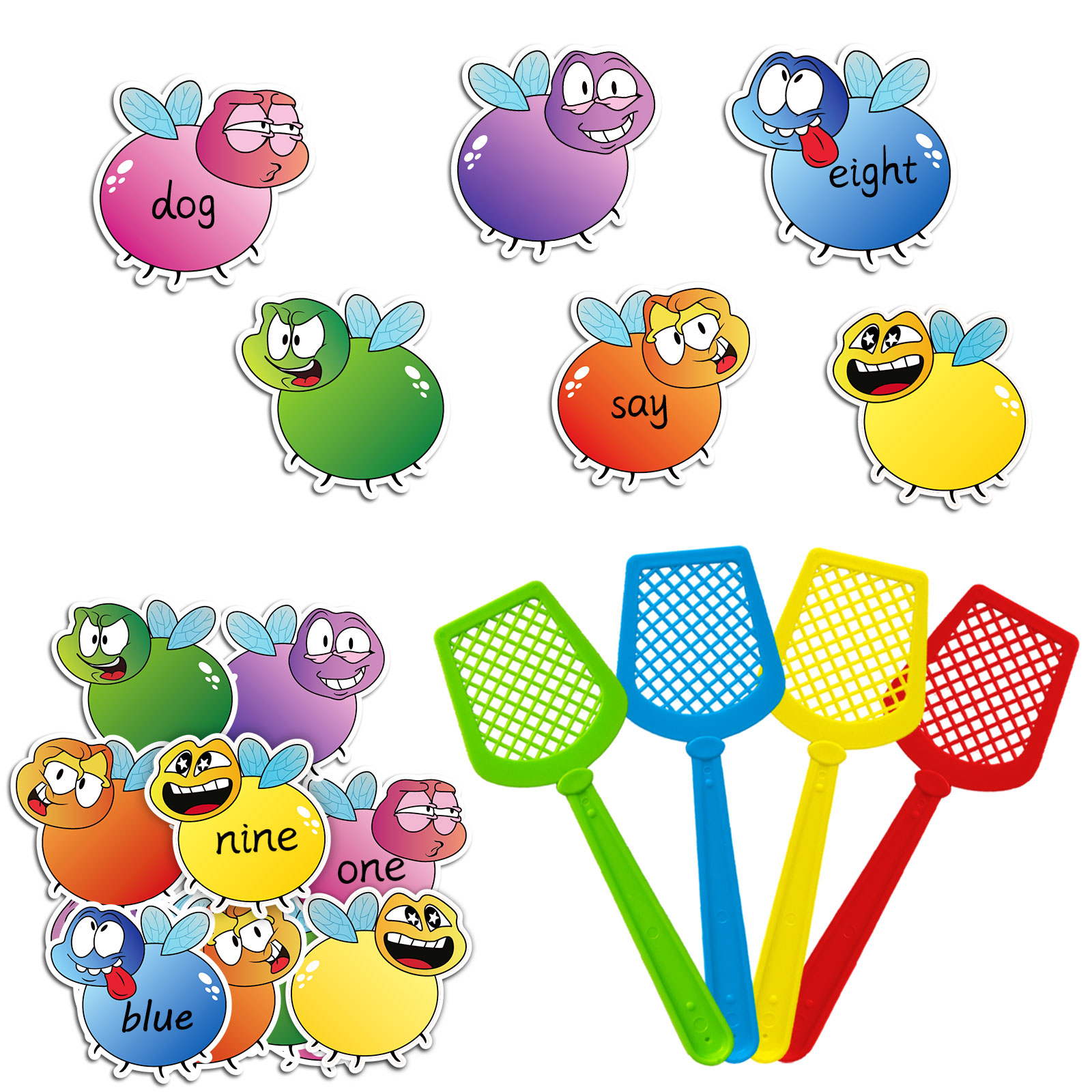 Jogo de Alfabetização Fly Swat - Sight Word Game avaliação e preço