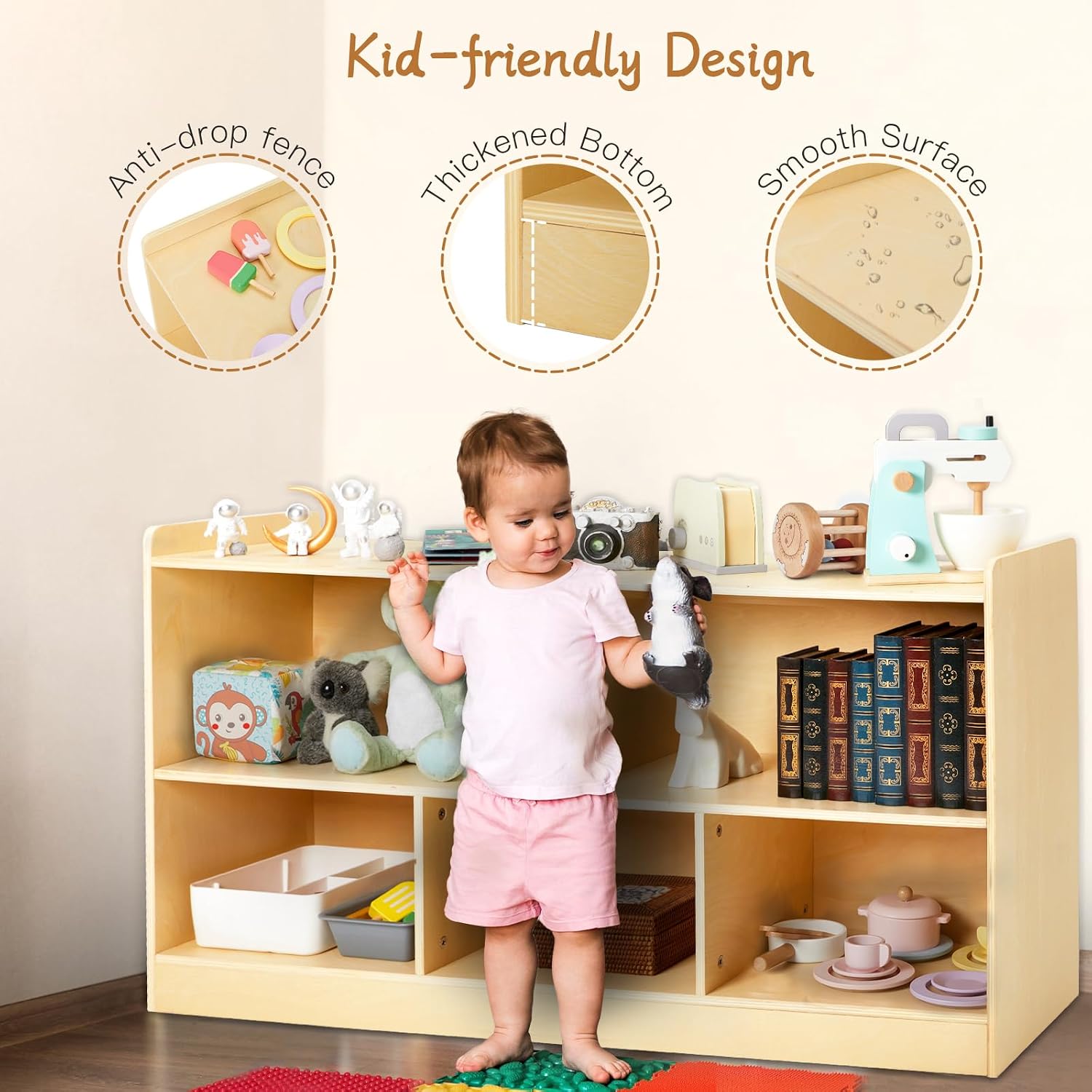 Estante Montessori de Madeira  - Montessori Shelf Toy avaliação e preço
