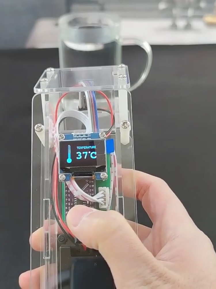 Termômetro de testa acrílico c - Coding Robot Toy avaliação e preço