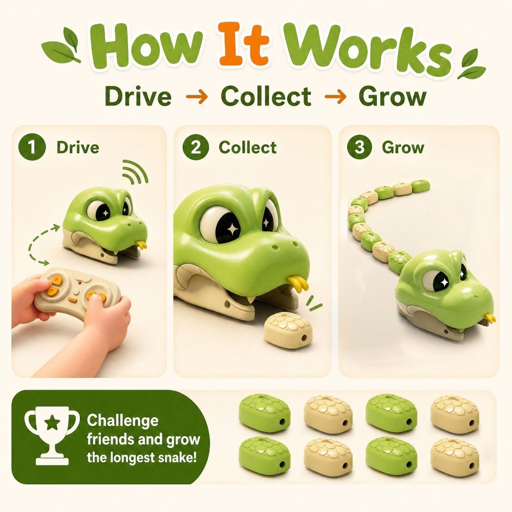 Cobra Magnética Controlada Rem - Kids Educational Gadget avaliação e preço