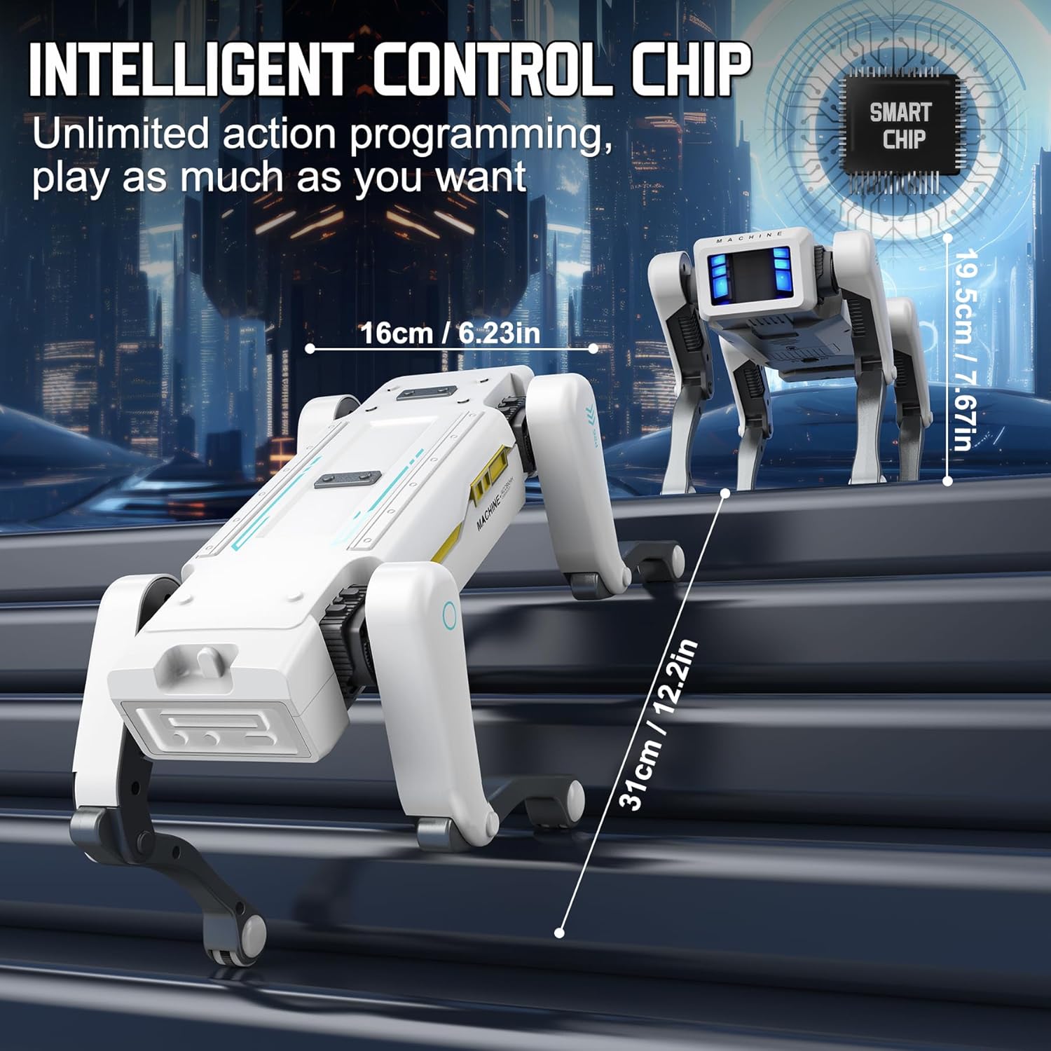 Cão Robô RC Multifuncional Int - Coding Robot Toy avaliação e preço