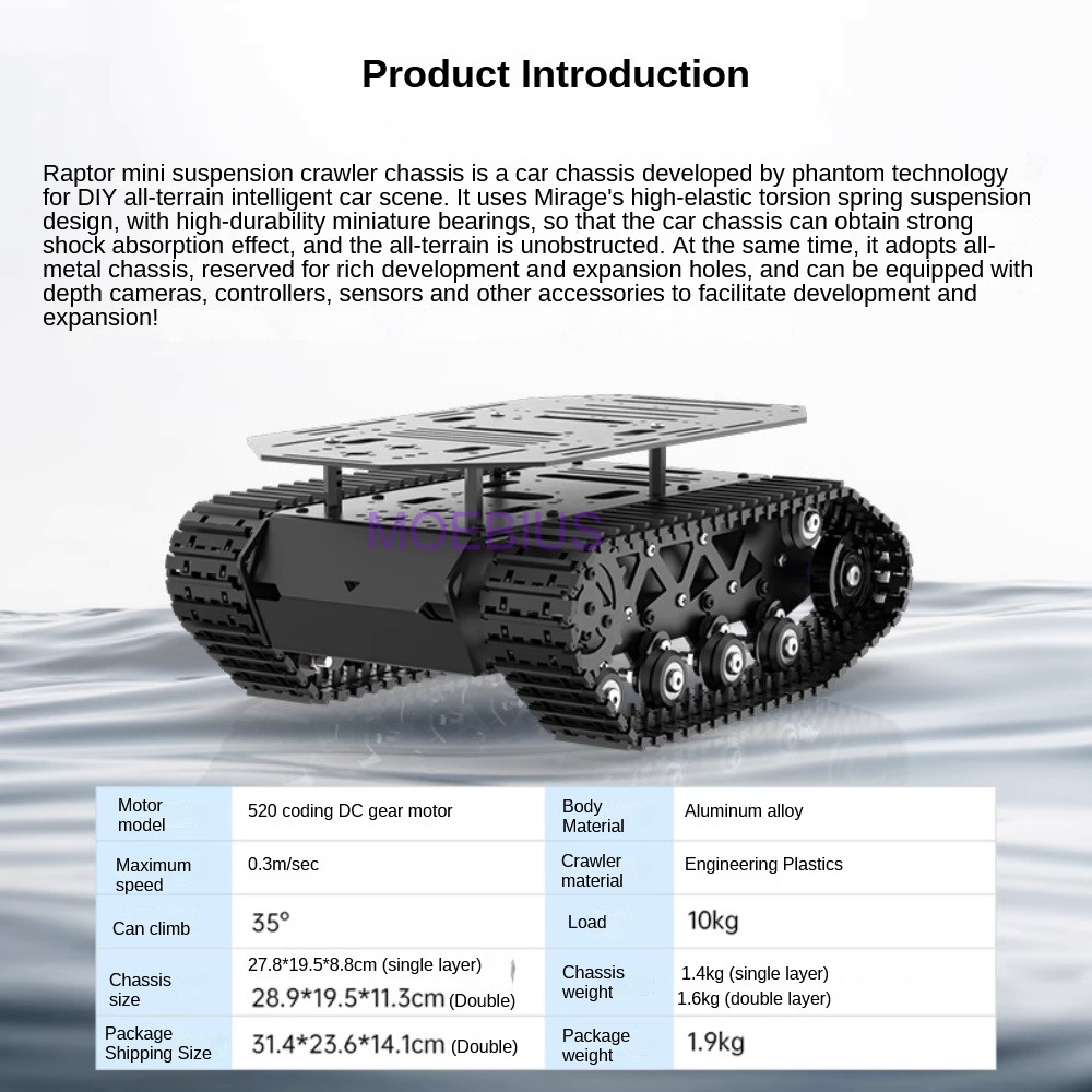 Metal Shock Absorption Tank Ch - Coding Robot Toy avaliação e preço