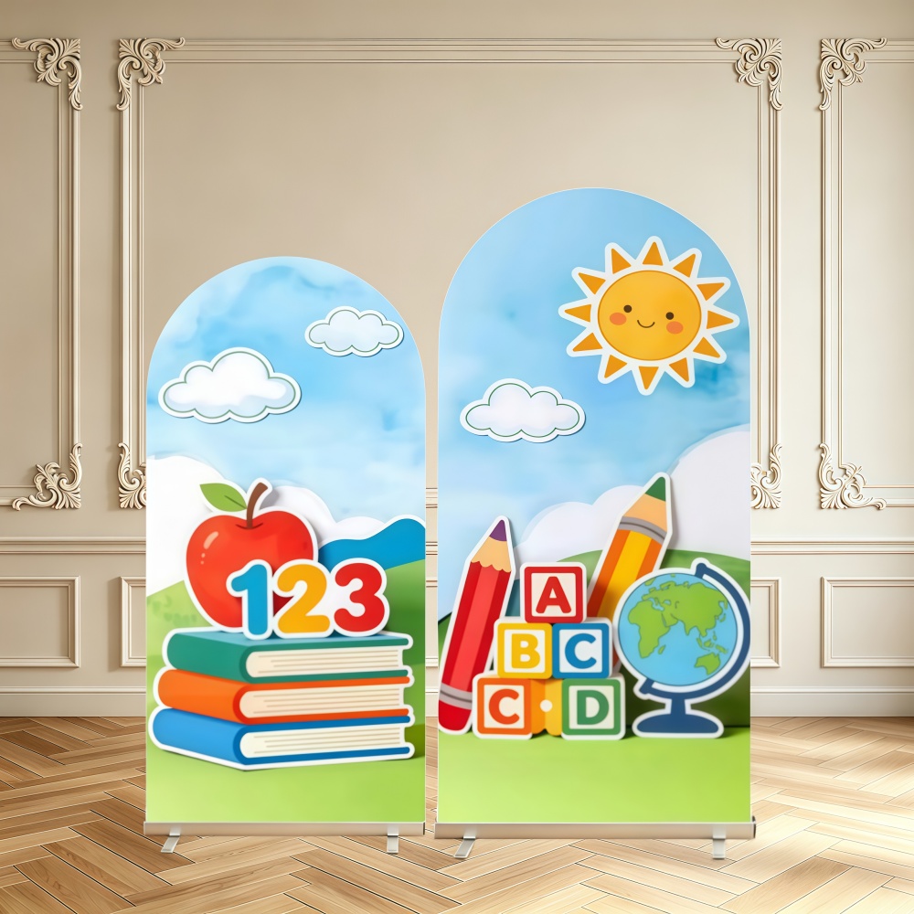 Capa de Fundo para Arco de Dec - Kids Education Background avaliação e preço